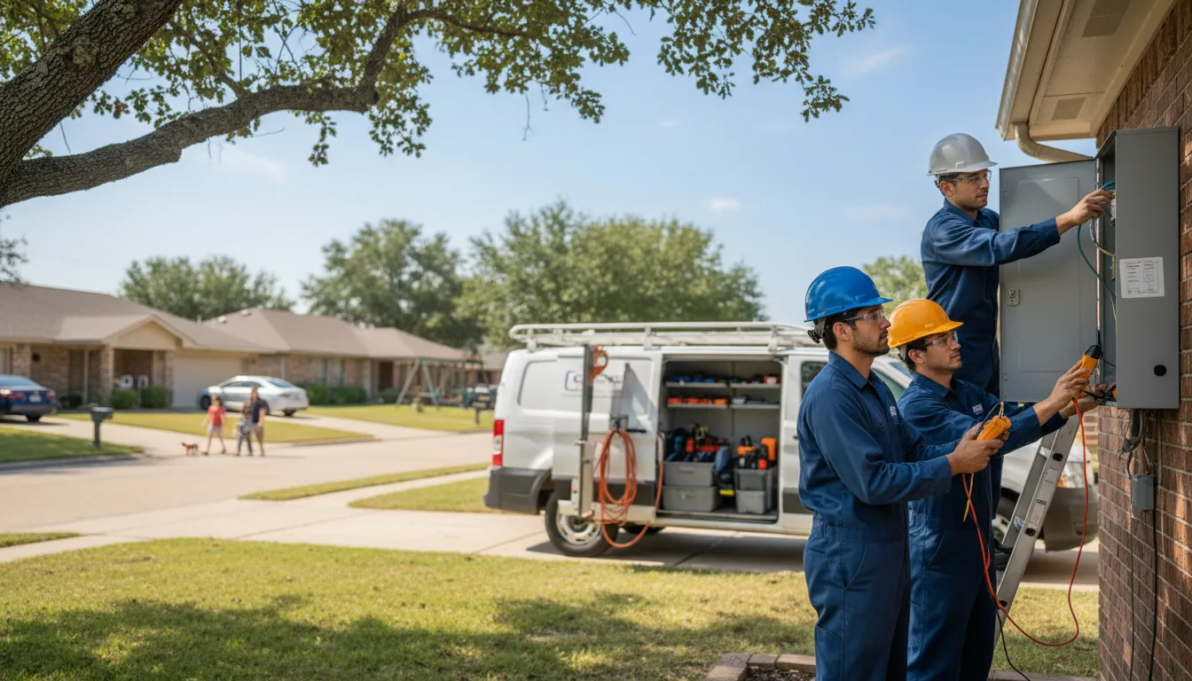 Certified electrician providing emergency electrical services in Clarkrange, TN